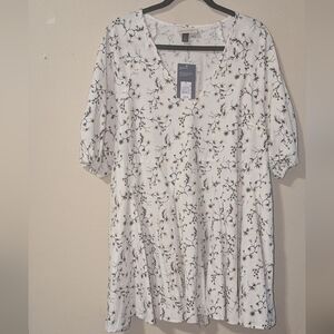 Universal Thread Floral White Mini Dress